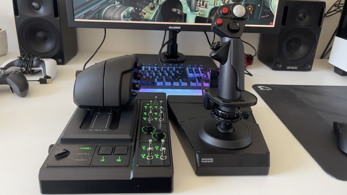 I put in some serious flight time with Hori's HOTAS Flight Stick Control System and enjoyed the surplus of inputs, but I'm stuck on its pricing