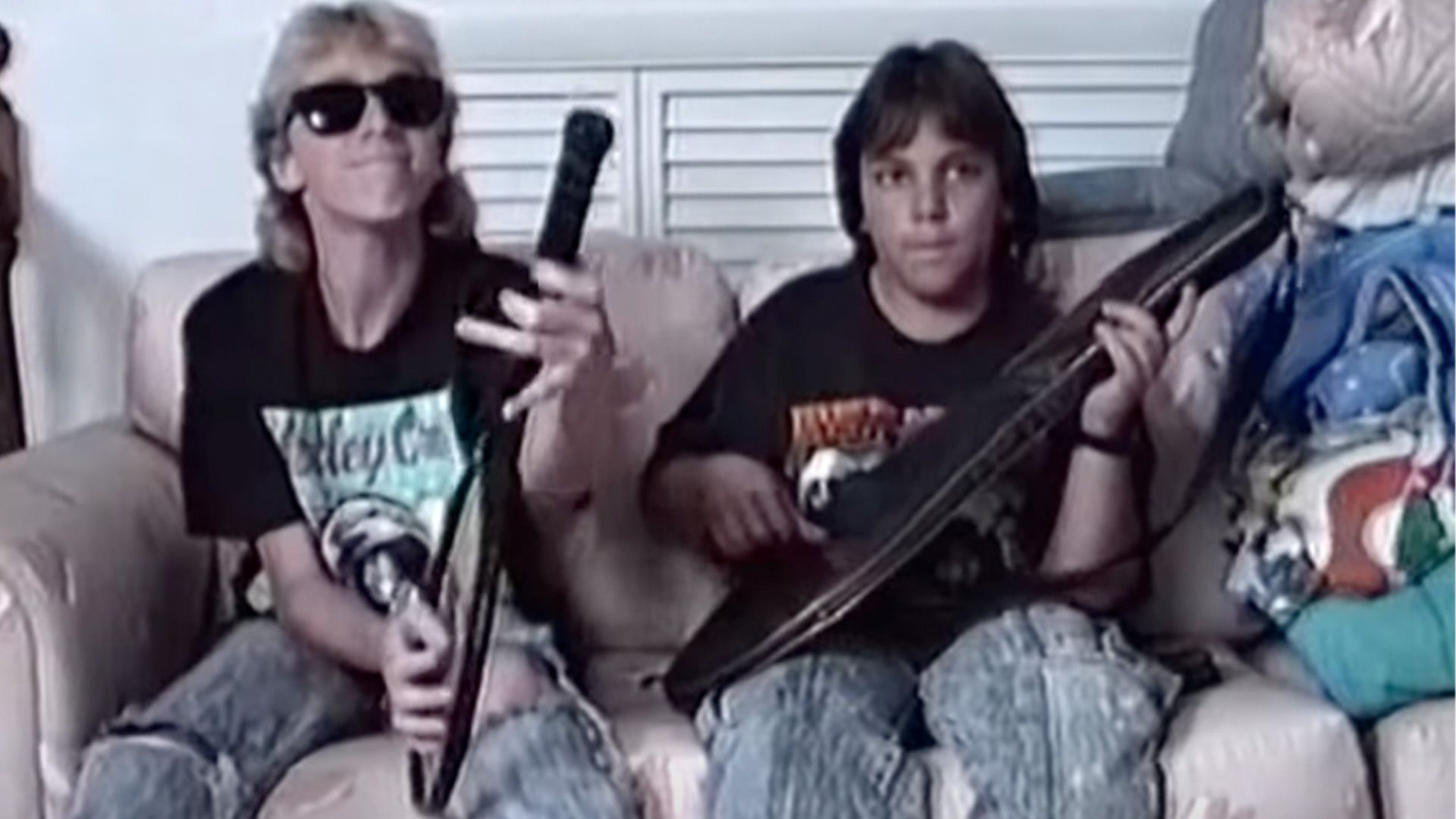Two kids made their own Metallica video in 1989 and thinking about it, we