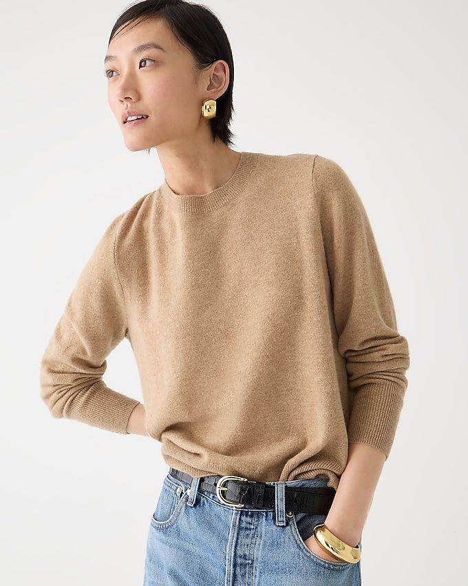 Cashmere classic-fit crewneck sweater
