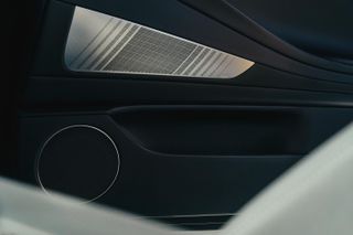 interior side panel of Genesis G80 car