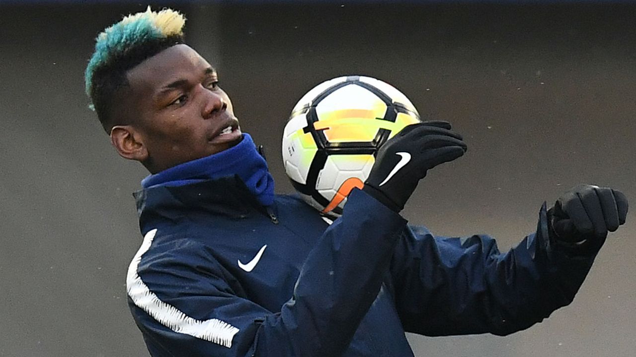 Paul Pogba Man Utd France Didier Deschamps