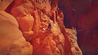 Screenshot from climbing game Jusant