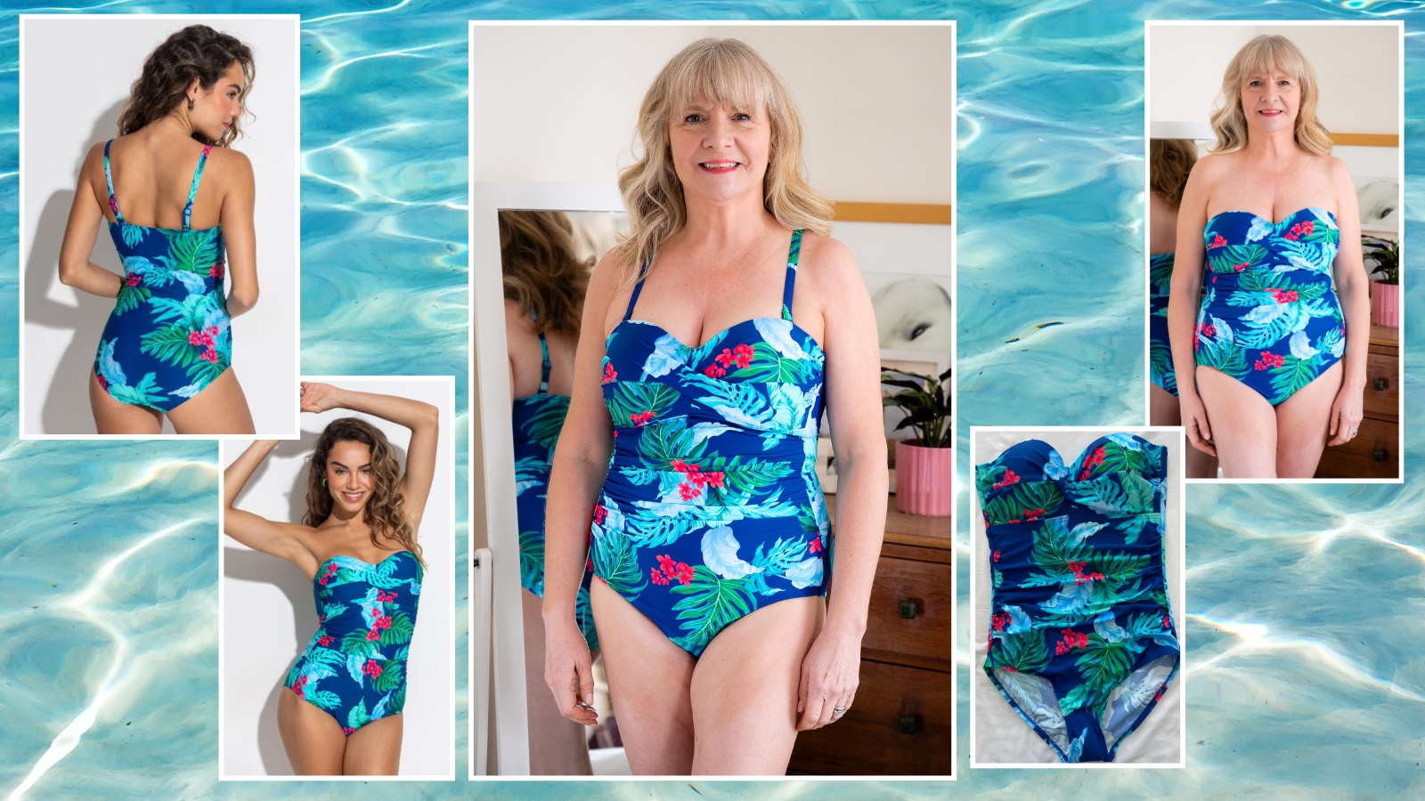 Pour Moi Santa Monica swimsuit worn my model and Julie Player