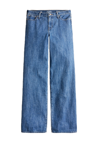 J.Crew Lower-Rise Wide-Leg Jean in 1984 Rigid