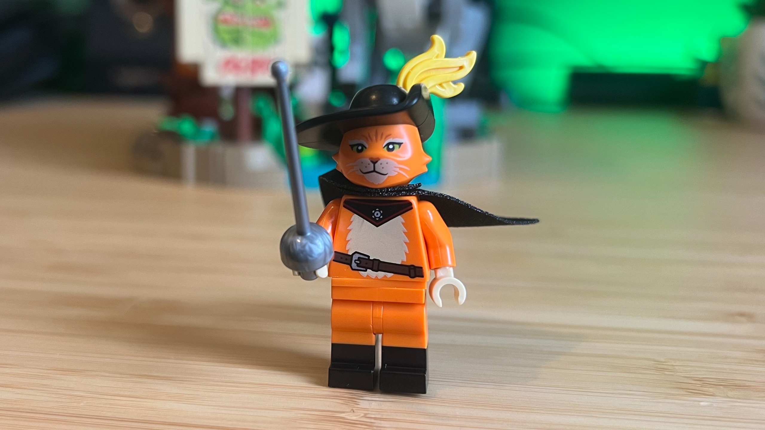 Puss in Boots minifigure from the Lego Shrek, Donkey &amp; Puss in Boots set