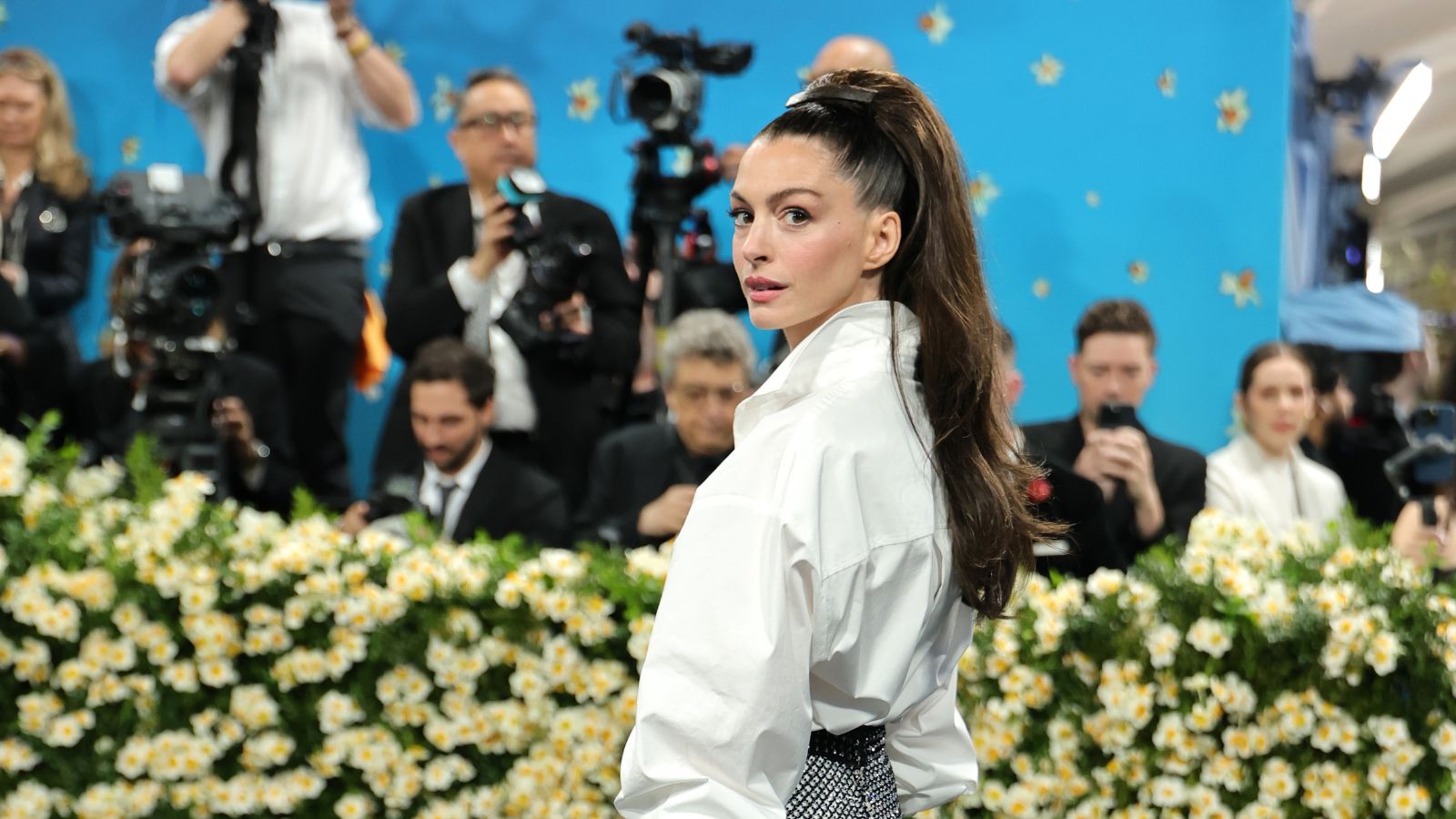 Anne Hathaway at the Met Gala 2025