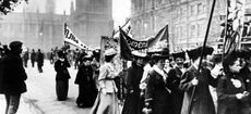 ET6GYD Suffragette demonstration in London, 21st March 1906.