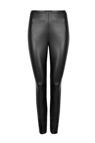 Black Faux-Leather Legging – £32, Wallis