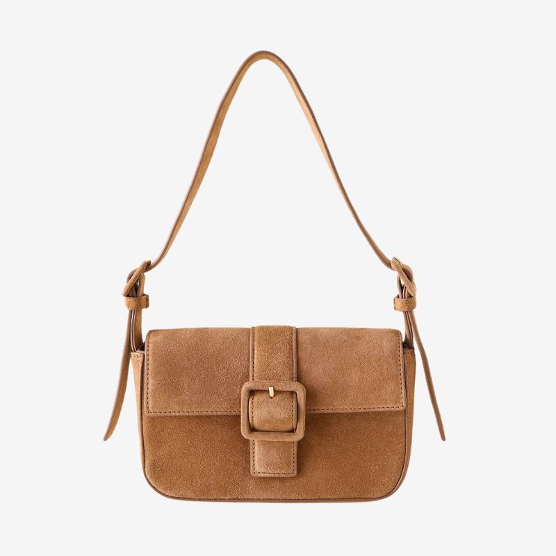 Image of suede bag