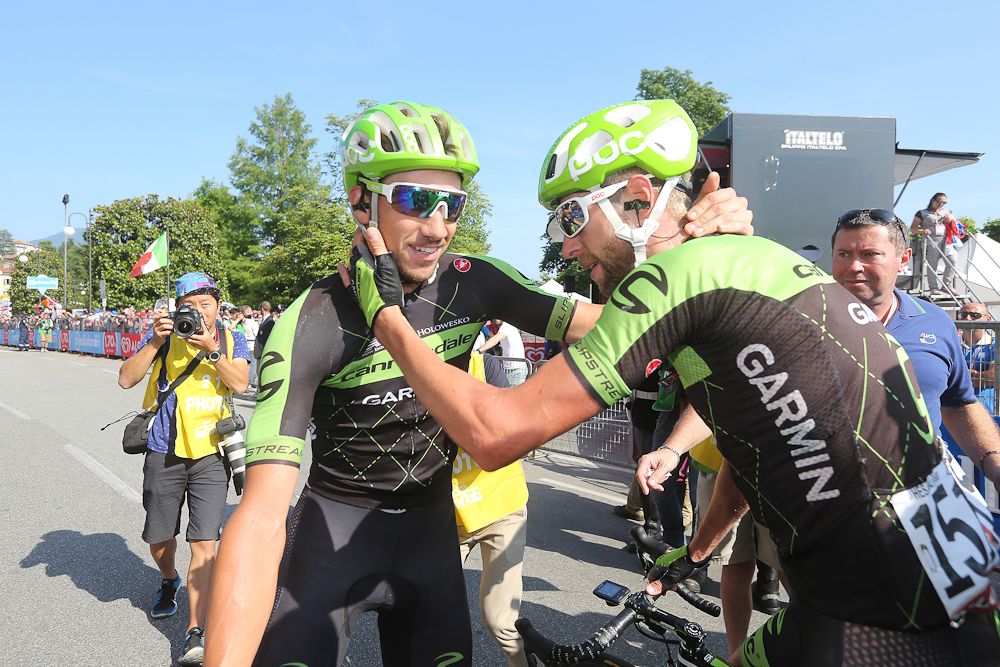 Another day in the breakaway for Ryder Hesjedal.