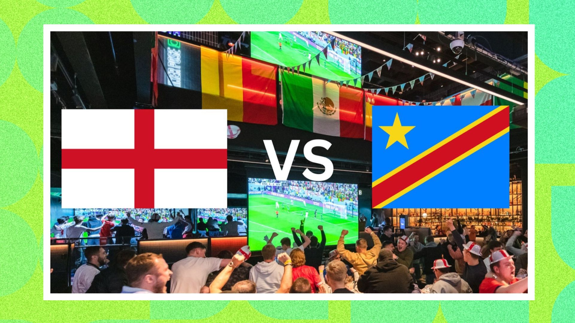 England v DR Congo at TOCA Social 