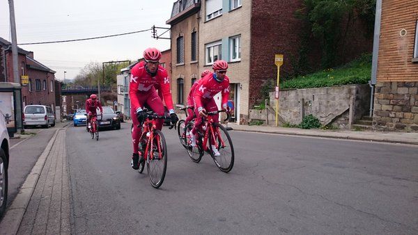 Katusha on the C&ocirc;te de Saint-Nicolas