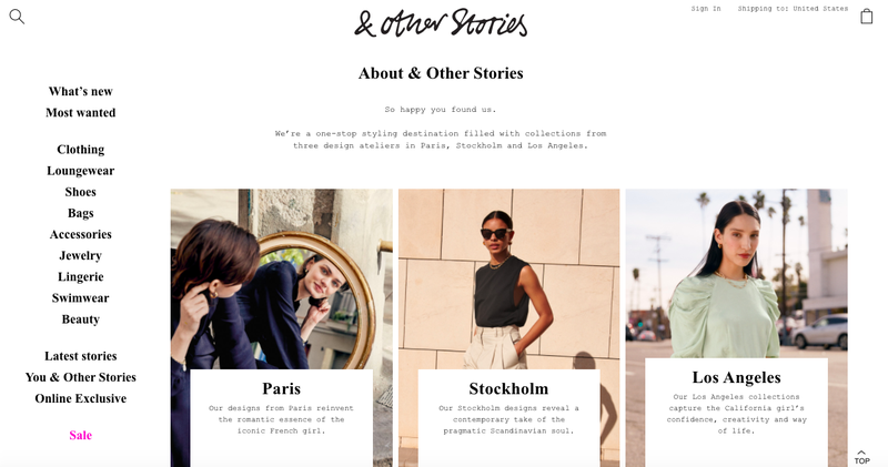 30+ Beautiful Fashion Websites from Brands of All Sizes
