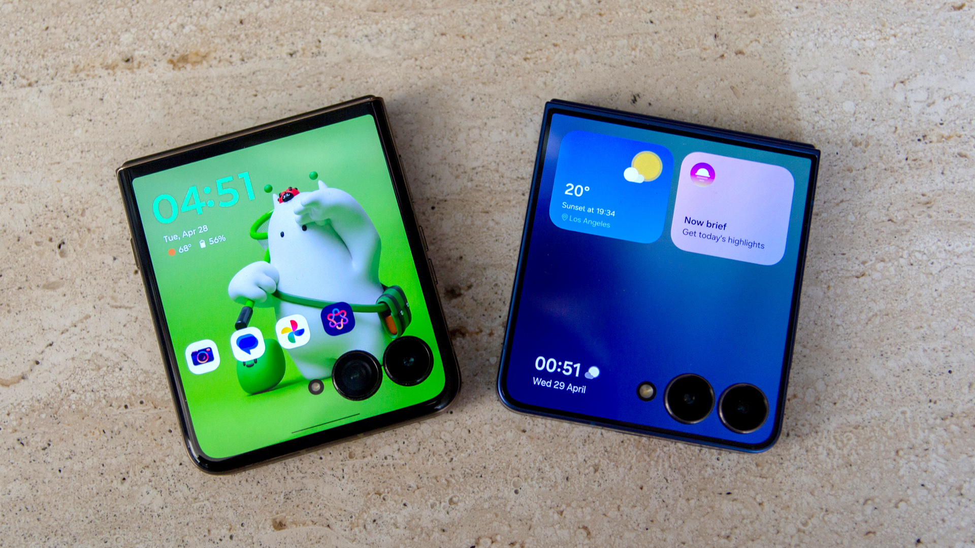 Motorola Razr 70 Ultra versus Samsung Galaxy Z Flip 7