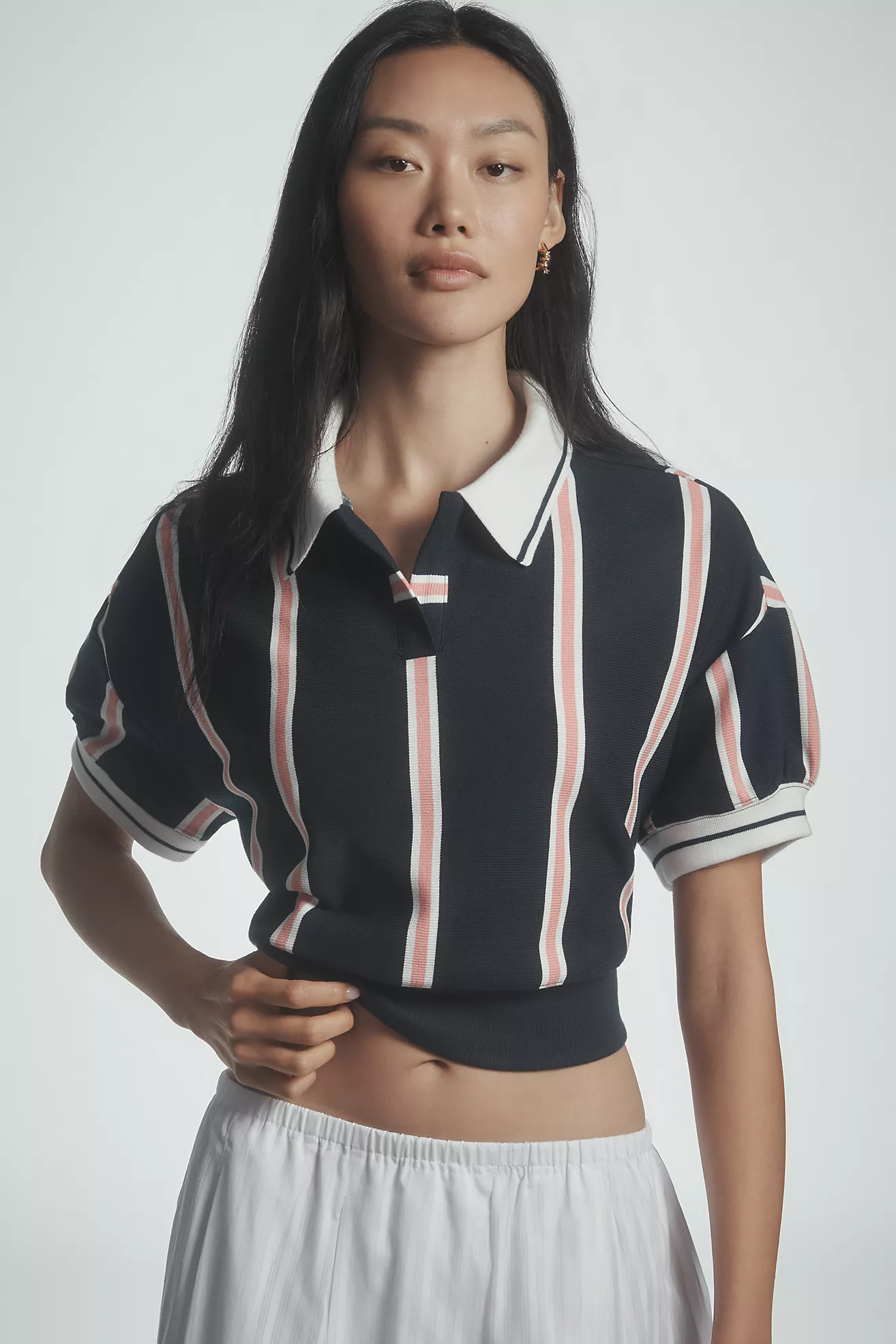 Maeve Sporty Polo Shirt
