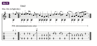 A lesson in fingerstyle – Ex. 11