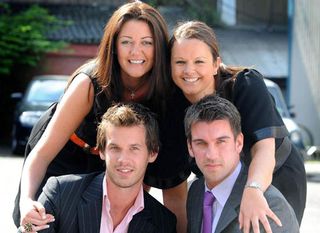 The finalists (clockwise from left): Helene Speight, Claire Young, Lee McQueen and Alex Wotherspoon