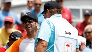 Paul Casey and Shannon Wallis at the 2017 Travelers Championship