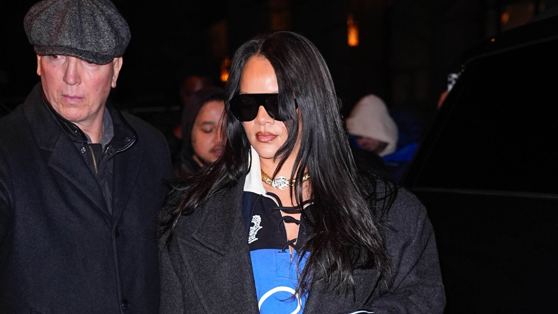Rihanna Revives 2025's Rugby Shirt Trend in a Vaquera Top and Balenciaga Knife Pants