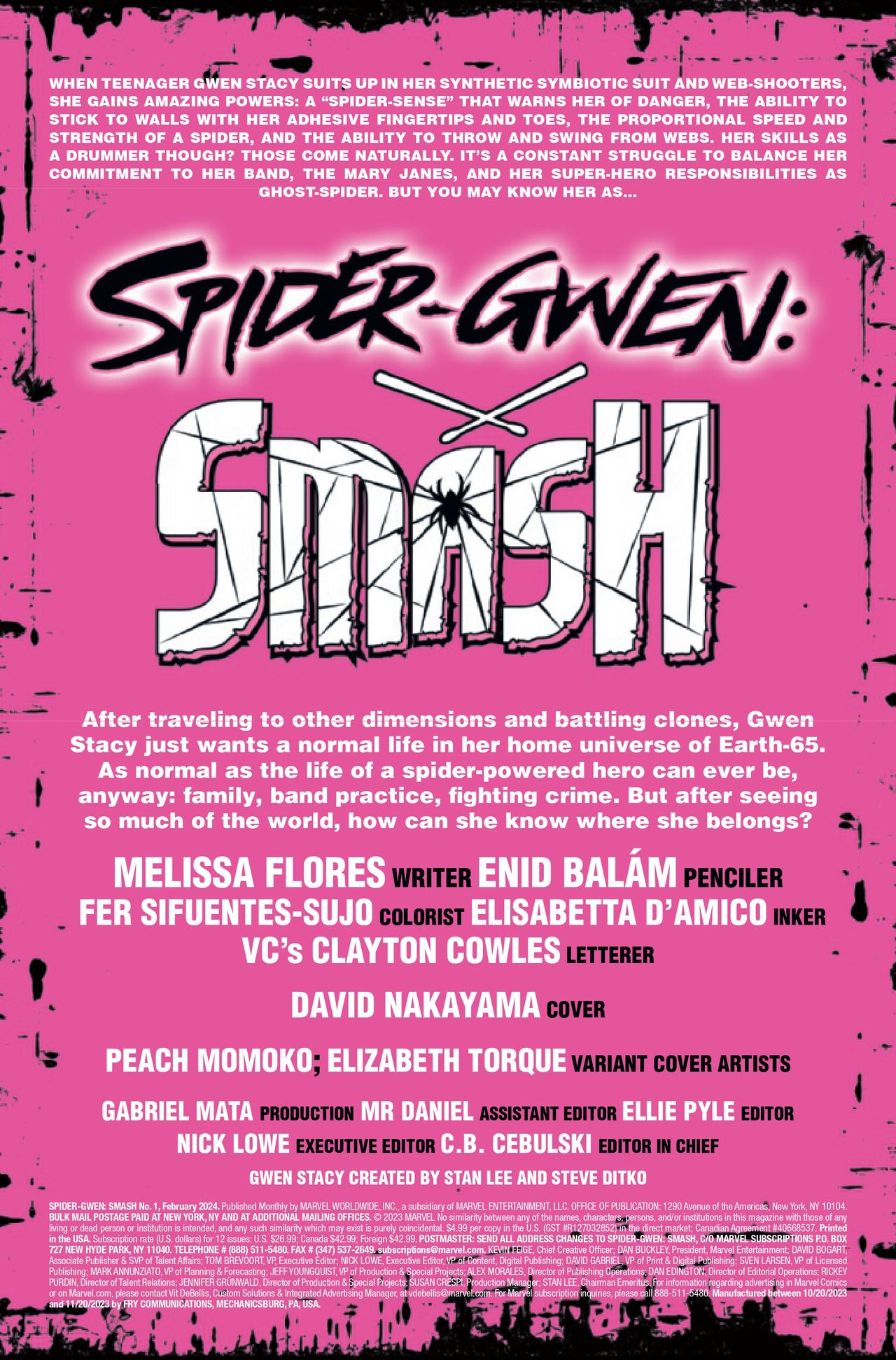 Art from Spider-Gwen: Smash #1