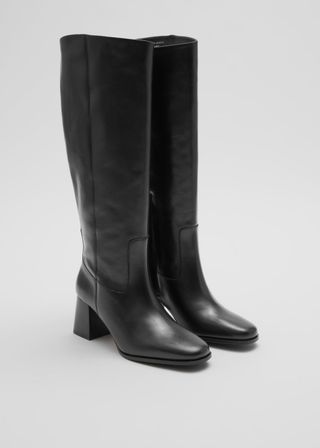 Leather Knee Boots