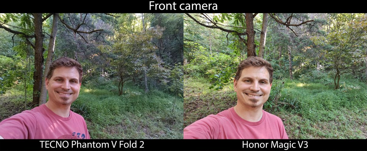 Comparing the cameras of the TECNO Phantom V Fold 2 and the Honor Magic V3