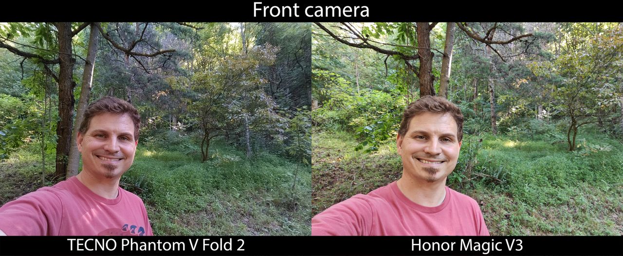 Comparing the cameras of the TECNO Phantom V Fold 2 and the Honor Magic V3
