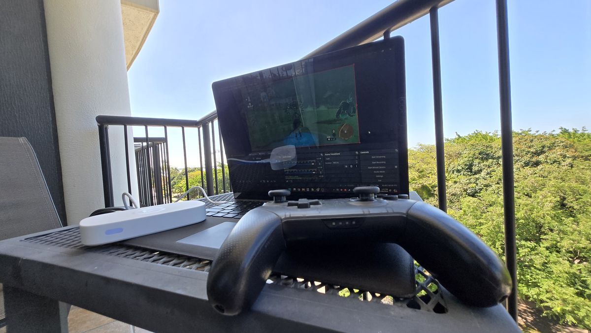 Elgato's Game Capture Neo external capture card set-up.