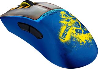 Promotional screenshot of the Razer DeathAdder V3 Pro Fortnite Edition