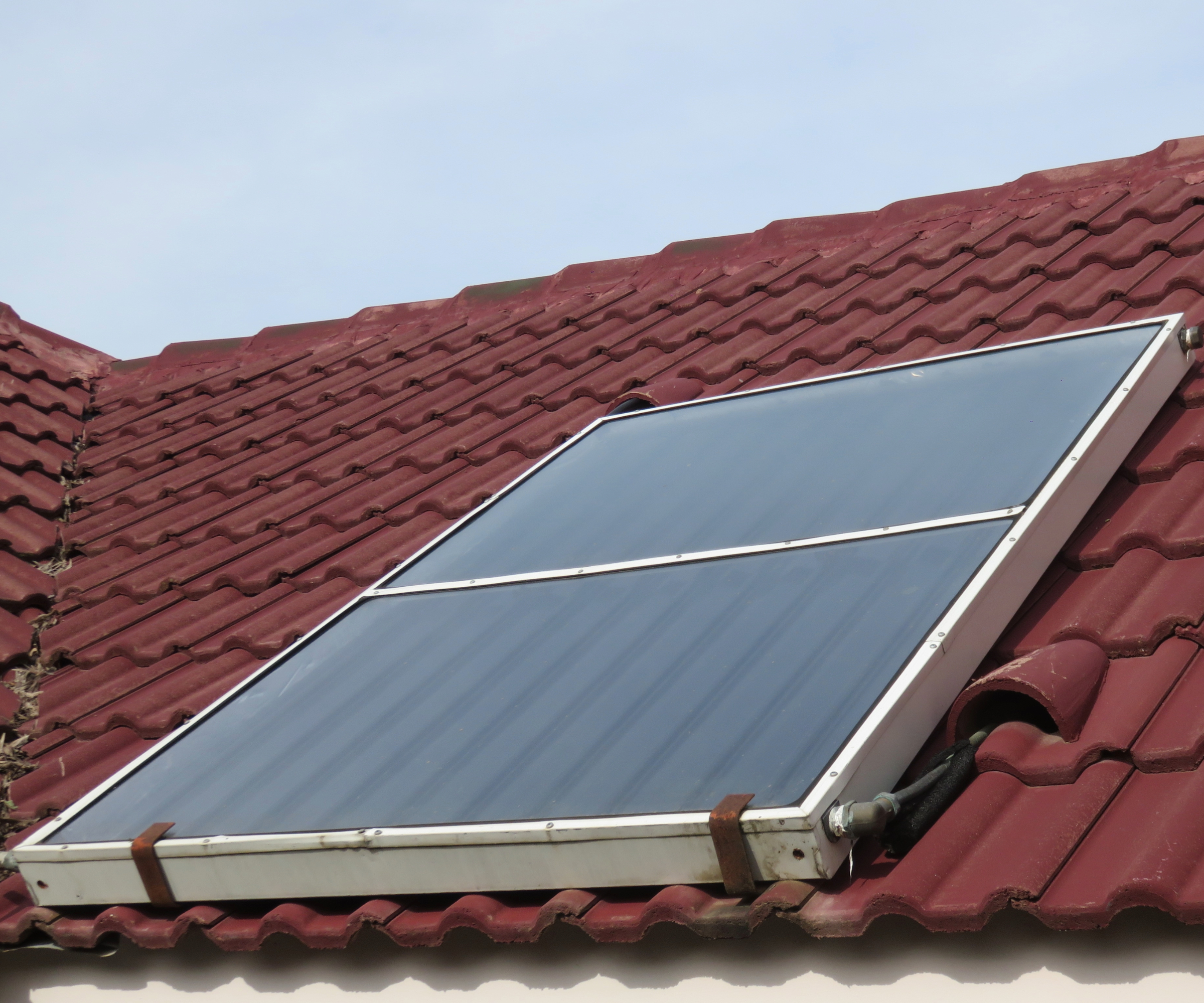 Solar thermal flat panel