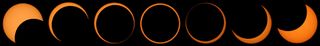 Imelda Joson and Edwin Aguirre recorded the May 20th annular eclipse of the Sun in from Page, Ariz., using a solar-filtered Takahashi FC-60 telescope and a Canon EOS 20D digital SLR camera.