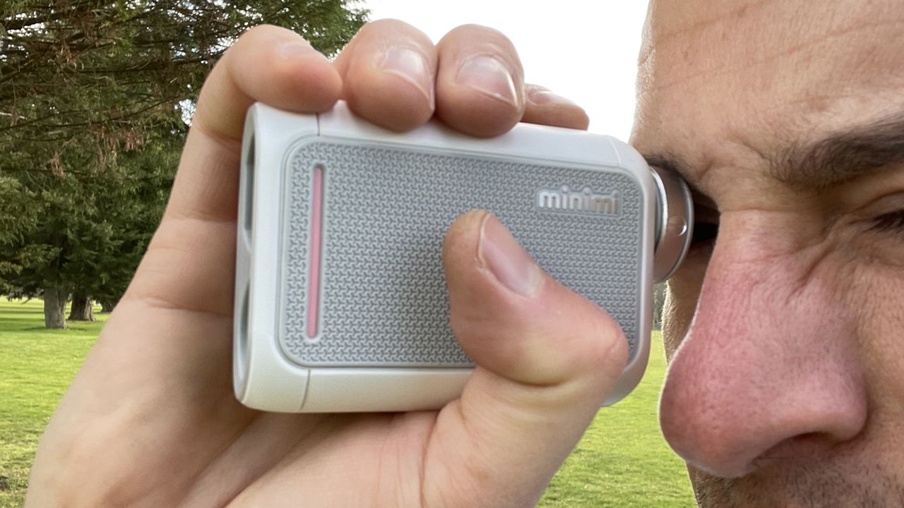 CaddyTalk Minimi Rangefinder testing
