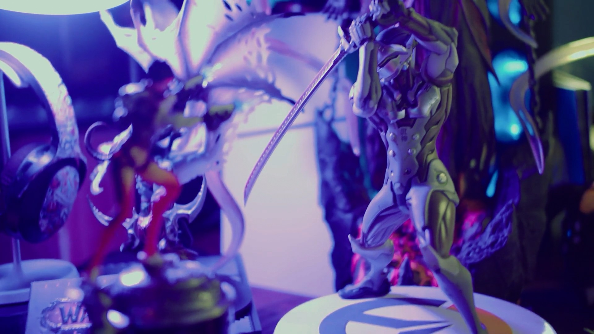 Blizzard 35th Anniversary stills showing Diablo, Overwatch, Hearthstone and WoW