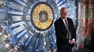 Prof Peter Higgs opens Collider Exhibition at The Science Museum.