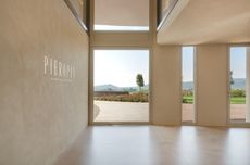 Pieropan winery reception area