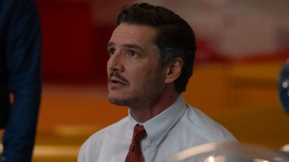 Pedro Pascal as Reed Richards/Mister Fantastic in The Fantastic Four: First Steps