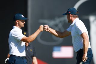 Wyndham Clark and Keegan Bradley pair up at the Presidents Cup