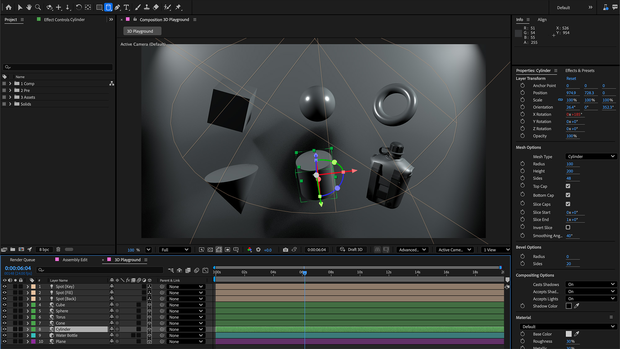 Adobe After Effects screenshot 