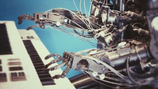Robot at piano