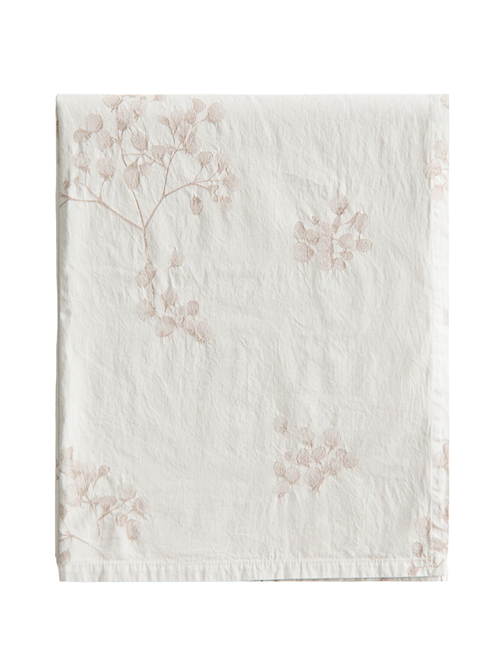 Jacquard-Weave Sateen Tablecloth