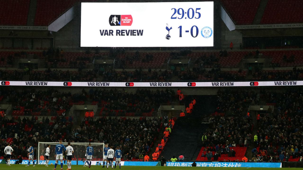 VAR English football Tottenham Wembley