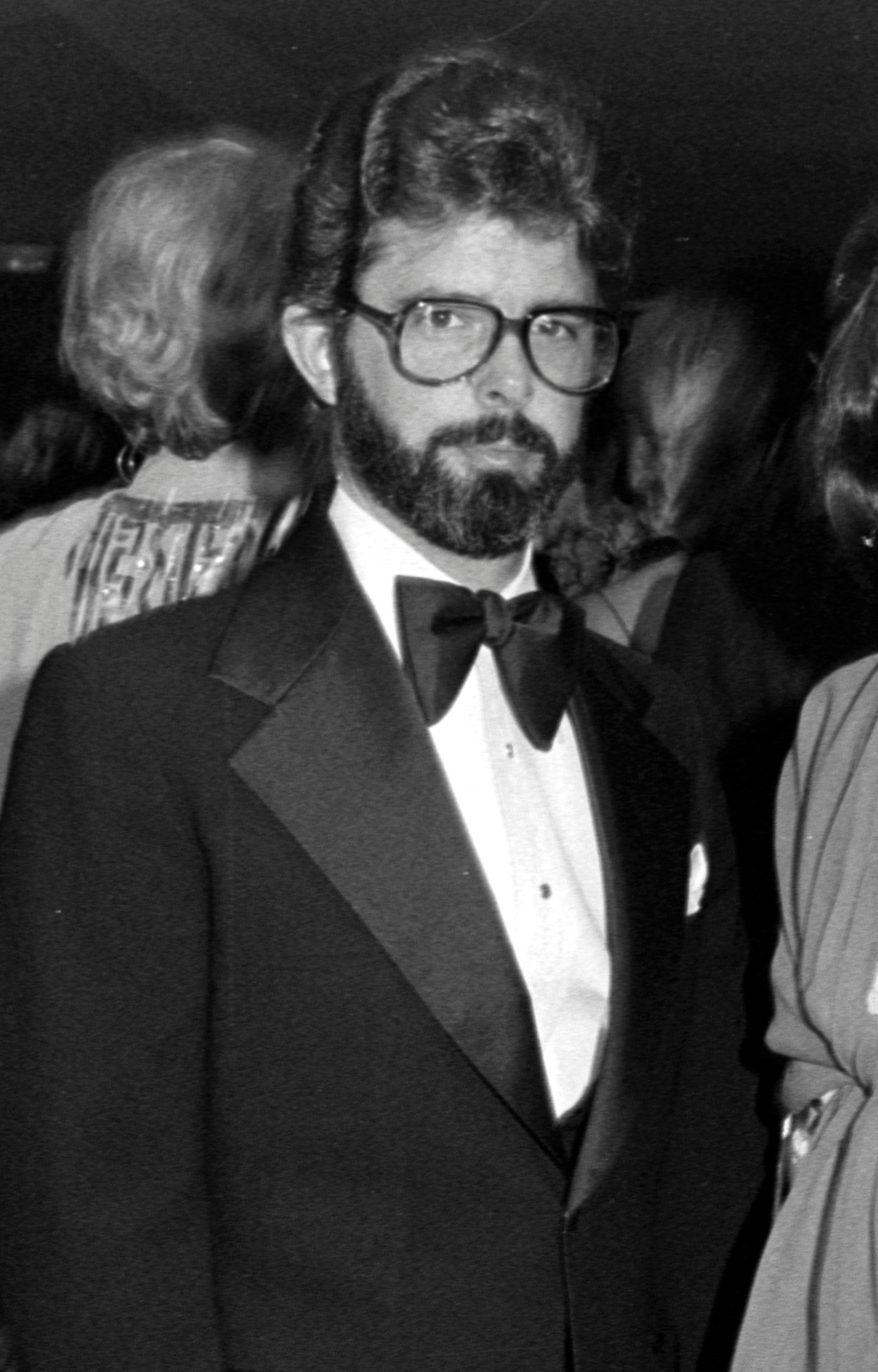 George Lucas attends celebration of the release of New York, New York at the Lincoln Center in 1977