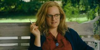 Elisabeth Moss as Shirley Jackson in the movie, Shirley.