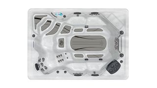 The H2X Fitness Therapool D pool in white
