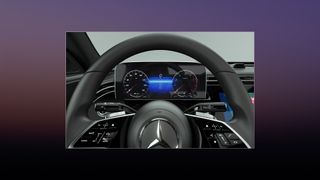 The driver's side of the Mercedes-Benz E-Class