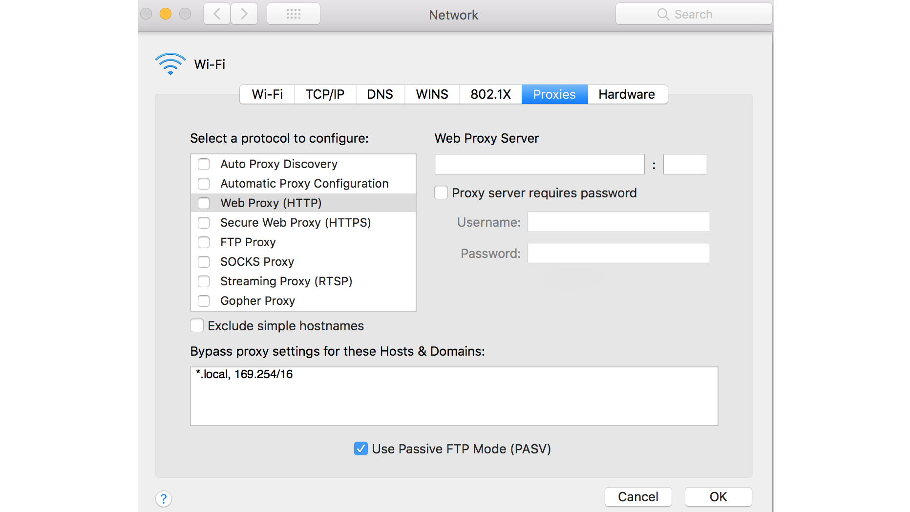 Mac proxy