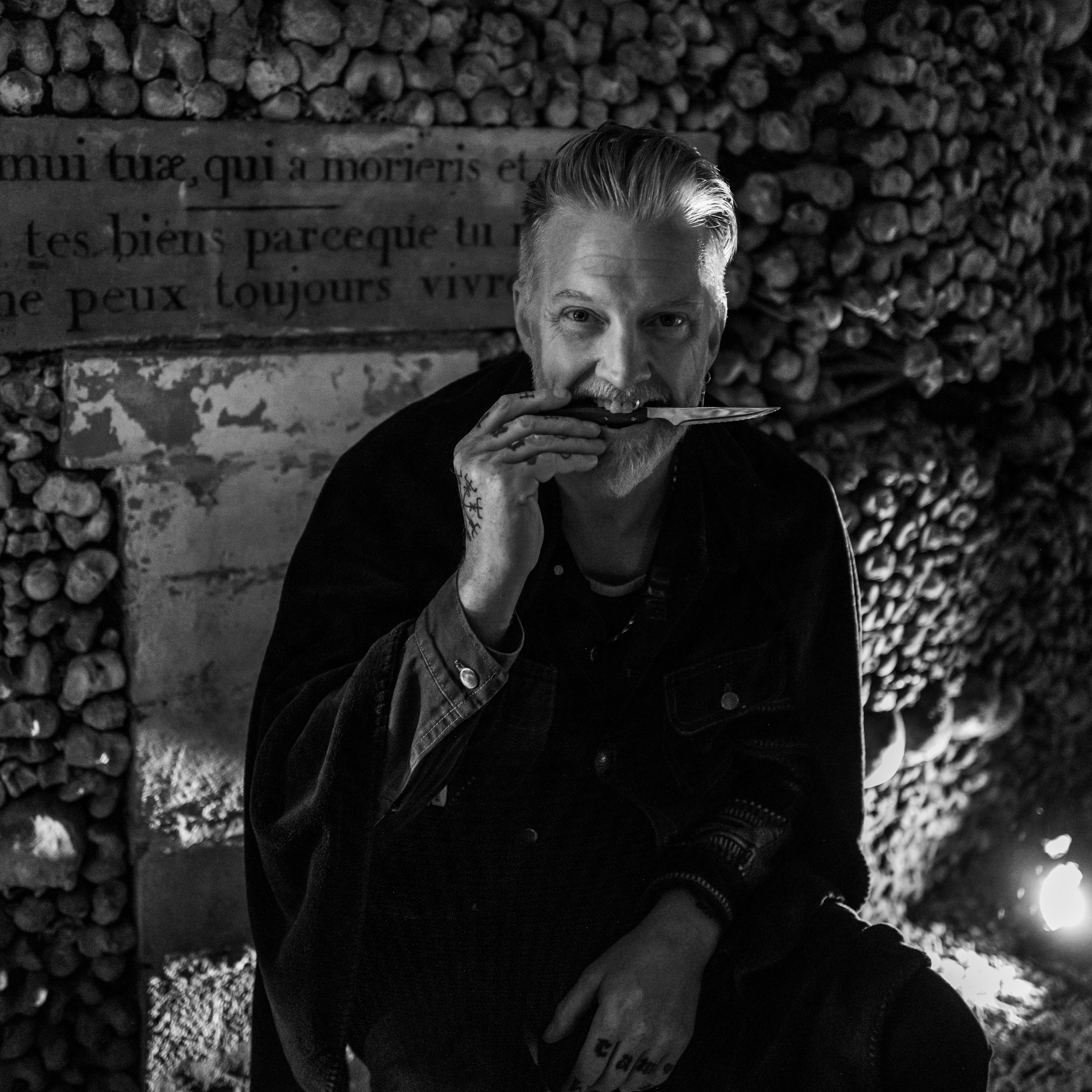 Josh Homme Queens of the Stone Age Paris Catacombs