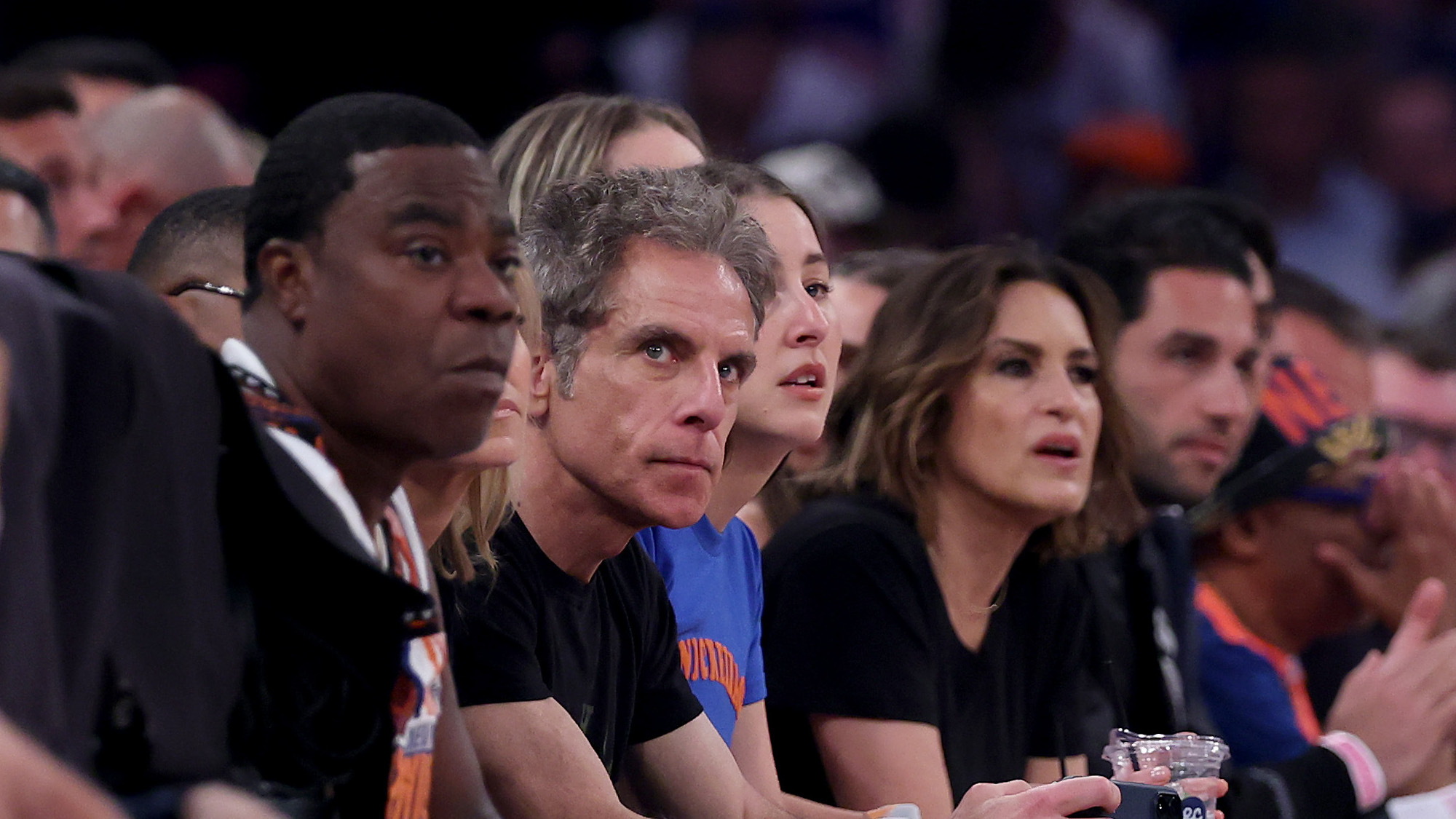 Ben Stiller, Tracy Morgan, Mariska Hargitay, Alana Haim and more sit courtside at Game 4 of the NBA Finals at Madison Square Garden.