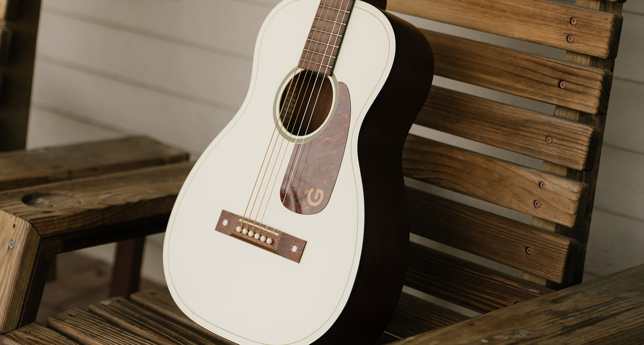 Gretsch Jim Dandy Parlor Ltd in Vintage White