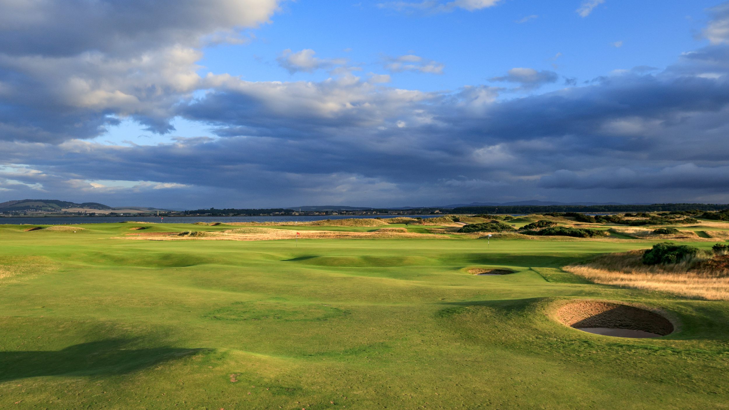 The approach to the green at the 10th hole at The Old Course, St Andrews